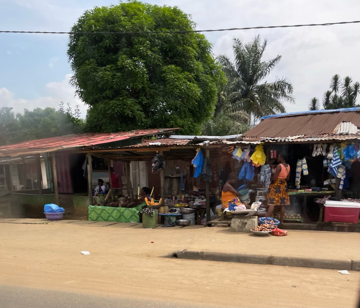 Liberia 1.Roadside Market