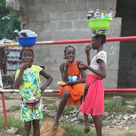 Liberia 28 child vendors on Sunday afternoon 2