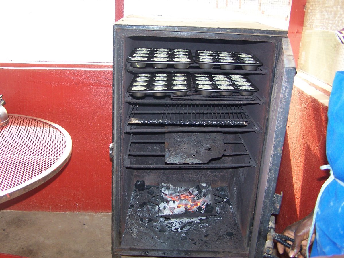 Liberia Muffins in the Oven!